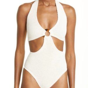 Hunza G One-Piece Cutout Swimsuit
